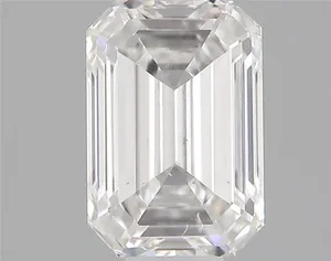0.3ct EMERALD F SI1 Natural diamond