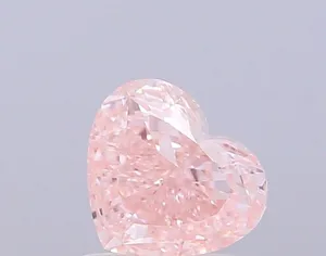 1.03ct HEART Fancy Intense Pink VVS2 Coloured Lab diamond