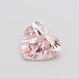 1.53ct HEART Fancy Pink VS1 Coloured Lab diamond