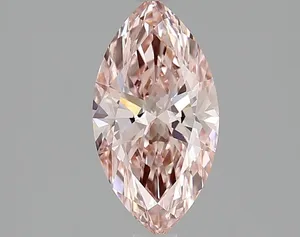 1.23ct MARQUISE Fancy Vivid Pink VS1 Coloured Lab diamond