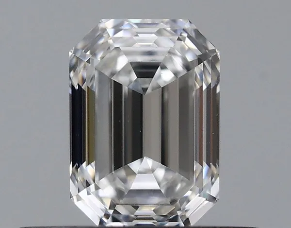 0.41ct EMERALD F VS1 Natural diamond