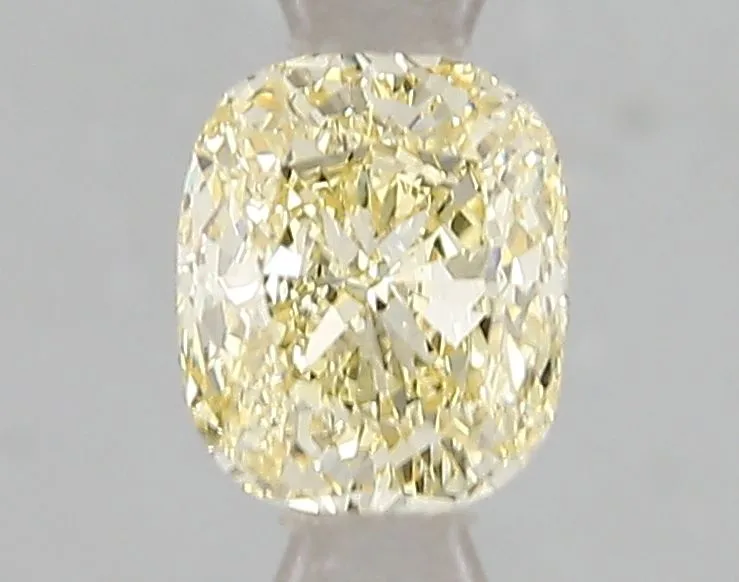 1.01ct CUSHION Fancy Yellow VS2 Coloured Lab diamond