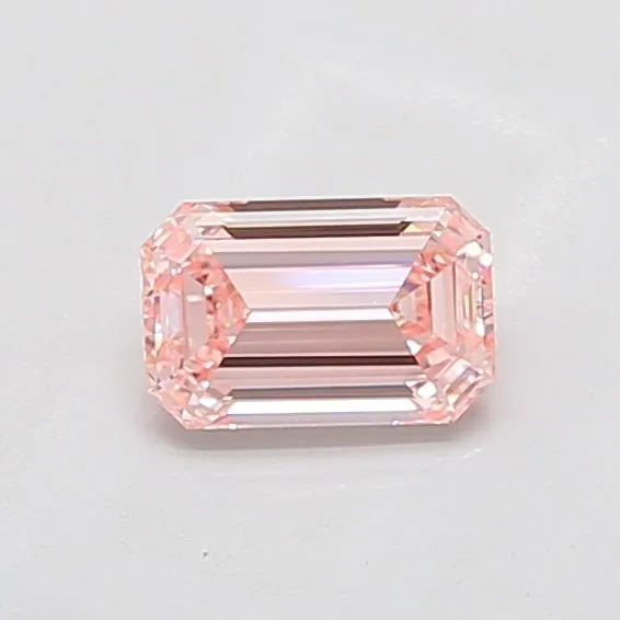 1.02ct EMERALD Fancy Intense Pink VVS2 Coloured Lab diamond