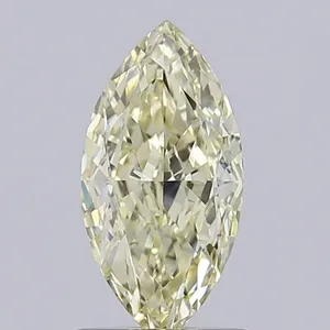 1.06ct MARQUISE Fancy Light Yellow VVS2 Coloured Lab diamond