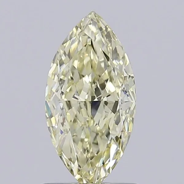 1.06ct MARQUISE Fancy Light Yellow VVS2 Coloured Lab diamond