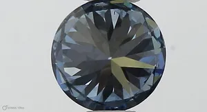 0.37ct ROUND Fancy Intense Blue SI1 Coloured Lab diamond