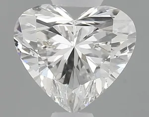 0.57ct HEART D VVS2 Lab diamond