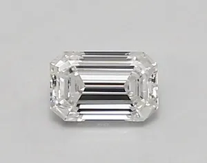 0.36ct EMERALD D VVS1 Lab diamond