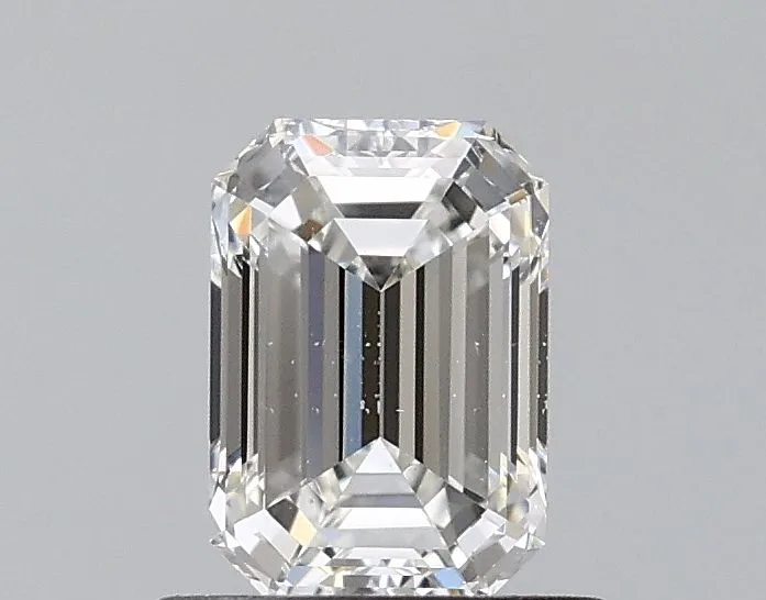 0.74ct EMERALD F SI1 Natural diamond