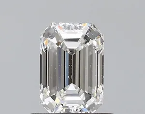 0.74ct EMERALD F SI1 Natural diamond