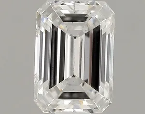 0.72ct EMERALD F VS2 Lab diamond