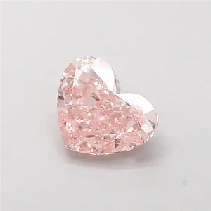 1.14ct HEART Fancy Intense Pink VS1 Coloured Lab diamond