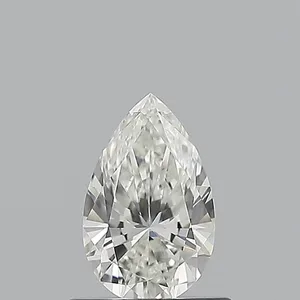 0.57ct PEAR H IF Natural diamond