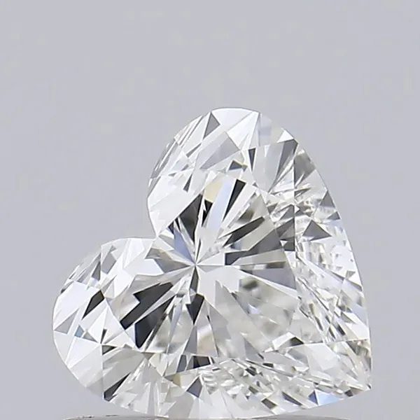 0.72ct HEART F IF Lab diamond