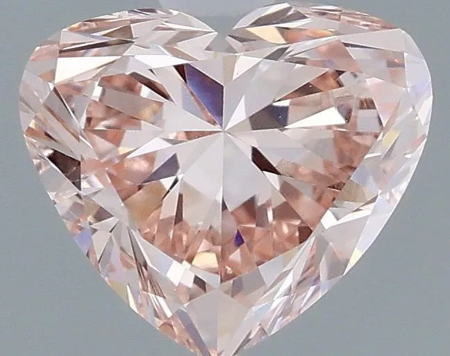 1.00ct HEART Fancy Intense Pink VS1 Coloured Lab diamond