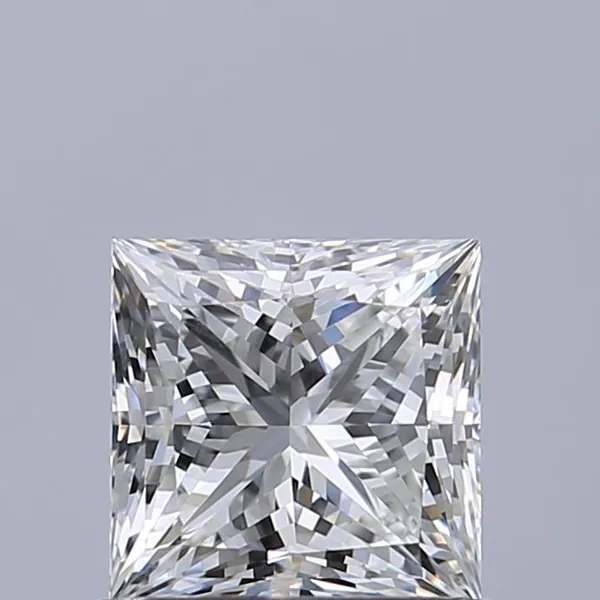 0.71ct PRINCESS F VVS1 Natural diamond