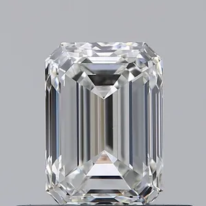 0.51ct EMERALD H VVS2 Natural diamond