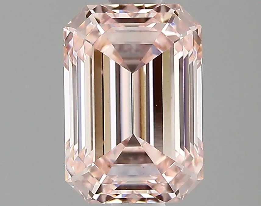 1.03ct EMERALD Fancy Intense Pink VS1 Coloured Lab diamond