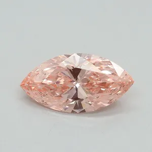 1.07ct MARQUISE Fancy Vivid Pink VS1 Coloured Lab diamond