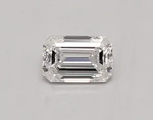 0.46ct EMERALD D VVS1 Lab diamond