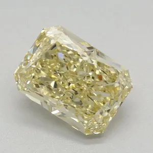 0.91ct RADIANT Fancy Yellow VS1 Coloured Lab diamond