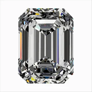 0.31ct EMERALD F VS1 Natural diamond