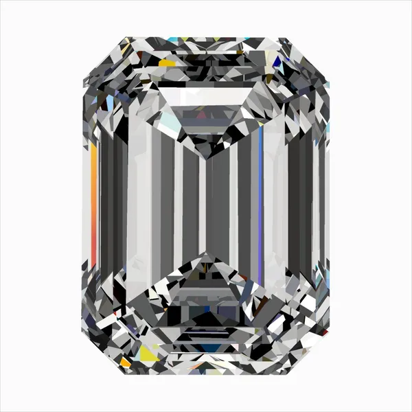 0.31ct EMERALD F VS1 Natural diamond