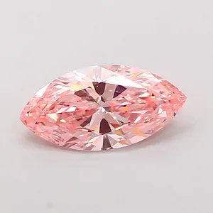 2.02ct MARQUISE Fancy Vivid Pink VS1 Coloured Lab diamond