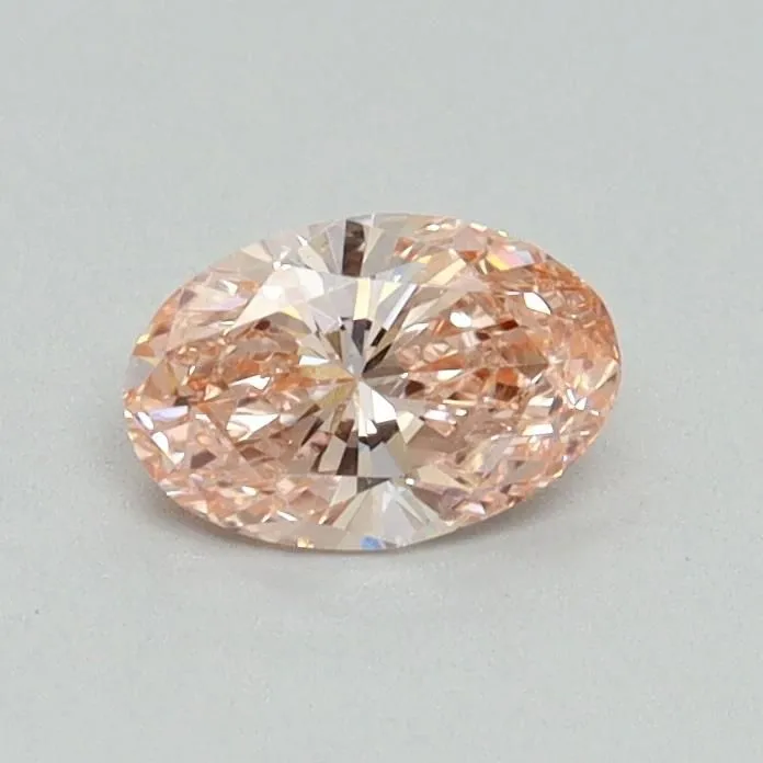 0.41ct OVAL Fancy Intense Pink VS1 Coloured Lab diamond