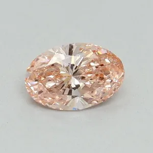 0.41ct OVAL Fancy Intense Pink VS1 Coloured Lab diamond