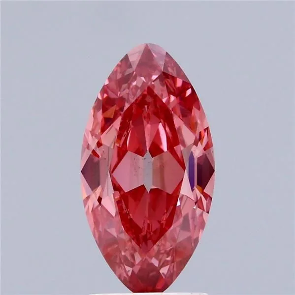 2.58ct MARQUISE Fancy Vivid Pink VS2 Coloured Lab diamond
