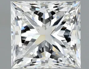 1ct PRINCESS F VS2 Natural diamond