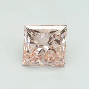 5.06ct PRINCESS Fancy Intense Pink VS2 Coloured Lab diamond