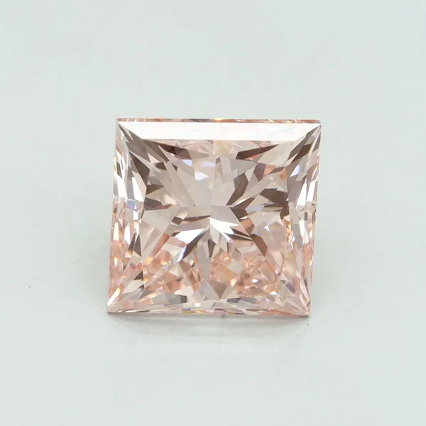 5.06ct PRINCESS Fancy Intense Pink VS2 Coloured Lab diamond