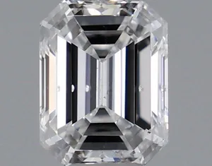 0.37ct EMERALD D SI2 Natural diamond