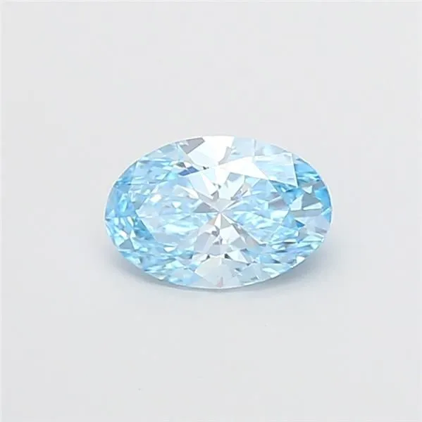 1.05ct OVAL Fancy Vivid Blue VVS2 Coloured Lab diamond