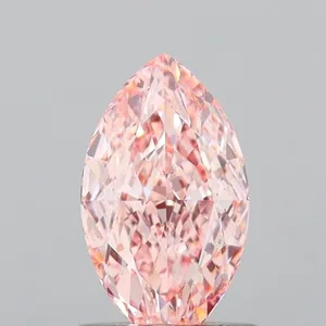 1.4ct MARQUISE Fancy Intense Pink VS1 Coloured Lab diamond