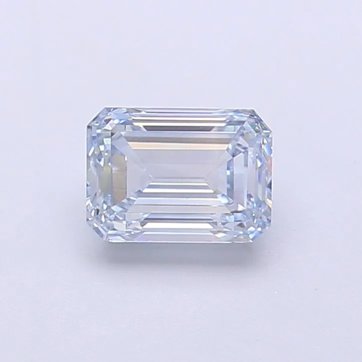 1.02ct EMERALD Fancy Intense Blue VVS2 Coloured Lab diamond