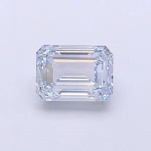 1.02ct EMERALD Fancy Intense Blue VVS2 Coloured Lab diamond