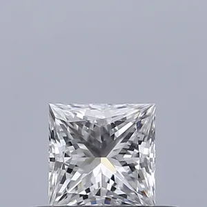 0.32ct PRINCESS F VVS1 Natural diamond