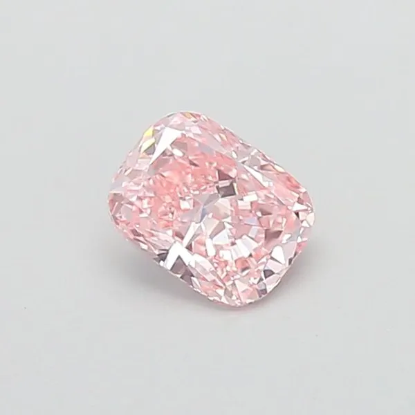 1ct CUSHION Fancy Intense Pink VS2 Coloured Lab diamond