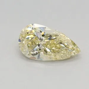 0.33ct PEAR Fancy Yellow VS1 Coloured Lab diamond