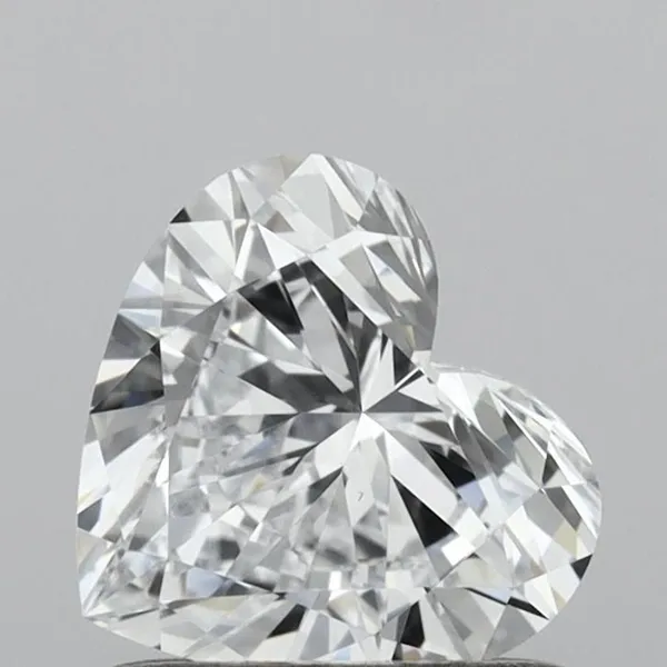0.81ct HEART D VS1 Lab diamond
