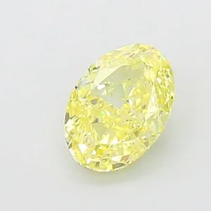1.04ct OVAL Fancy Intense Yellow VS1 Coloured Lab diamond