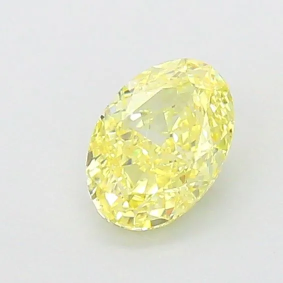 1.04ct OVAL Fancy Intense Yellow VS1 Coloured Lab diamond