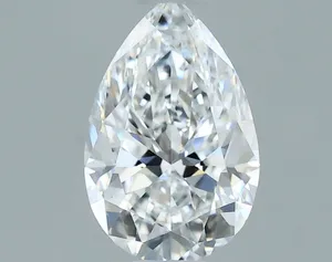 0.4ct PEAR E IF Natural diamond