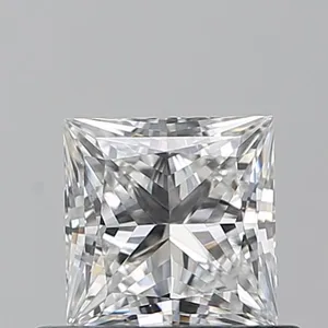 0.61ct PRINCESS E VVS2 Natural diamond