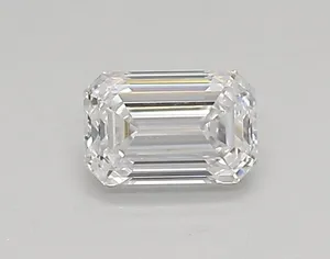 0.34ct EMERALD D IF Lab diamond