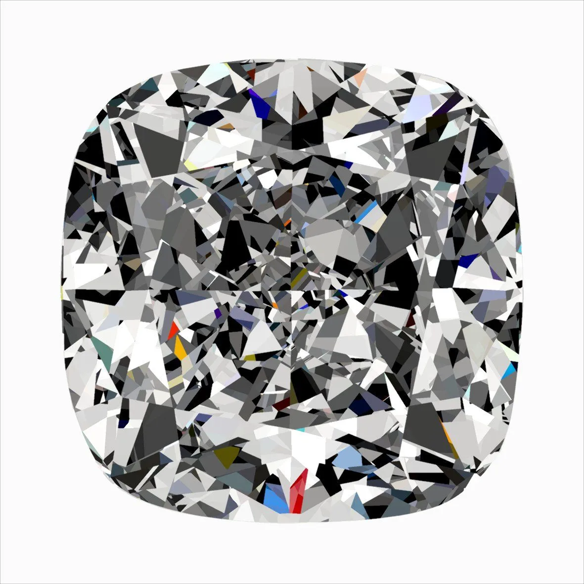 0.32ct CUSHION E VS2 Natural diamond