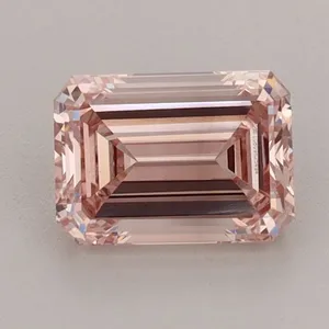1.14ct EMERALD Fancy Intense Pink VS1 Coloured Lab diamond